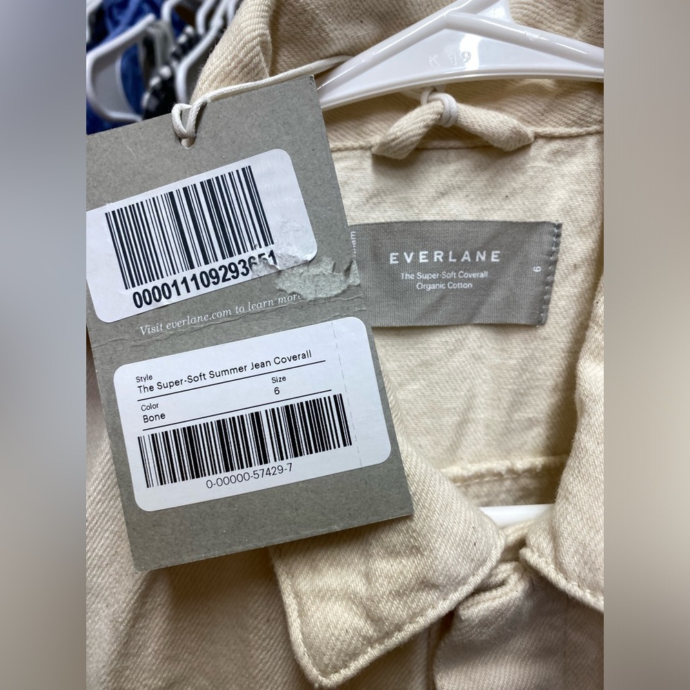 NWT Everlane Cream Jumpsuit - Picture 3 of 8